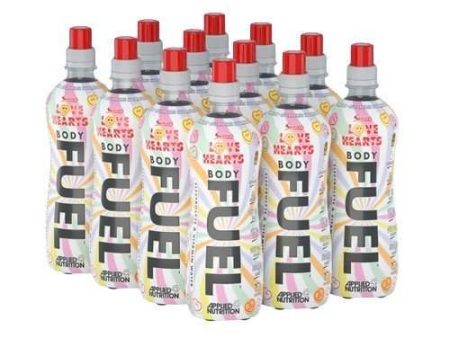 Applied Nutrition Bodyfuel Hydration & Vitamin Water, Love Hearts - 12 x 500 ml For Sale