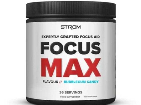 Strom Sports FocusMax, Bubblegum Candy - 216 grams For Cheap