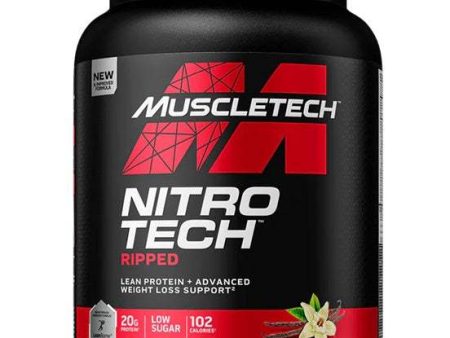 MuscleTech Nitro-Tech Ripped, French Vanilla Bean - 1810 grams Sale