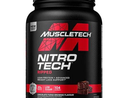 MuscleTech Nitro-Tech Ripped, Chocolate Fudge Brownie - 1870 grams Online