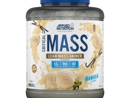 Applied Nutrition Critical Mass - Professional, Vanilla - 2400 grams Online now