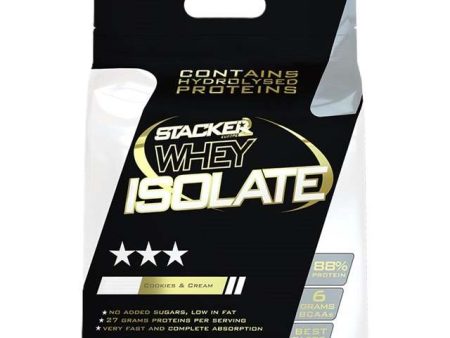 Stacker2 Europe Whey Isolate, Cookies & Cream - 1500 grams Hot on Sale