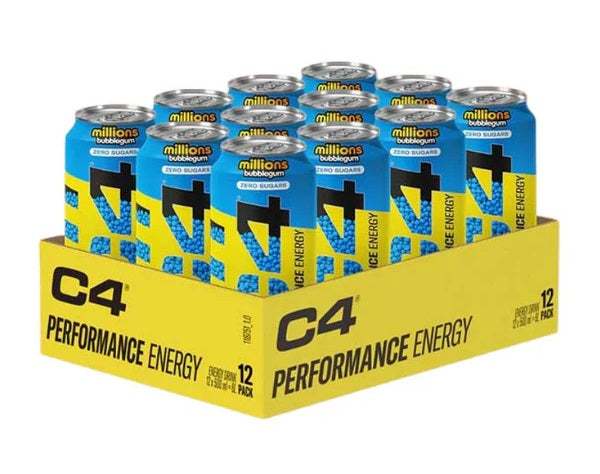 Cellucor C4 Performance Energy, Millions Bubblegum - 12 x 500 ml Supply