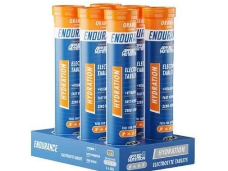 Applied Nutrition Endurance Hydration Electrolyte Effervescent Tablets, Orange - 6 x 20 tabs Hot on Sale