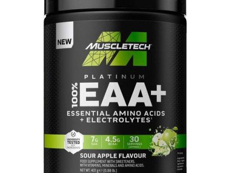 MuscleTech Platinum 100% EAA+, Sour Apple - 401 grams For Sale