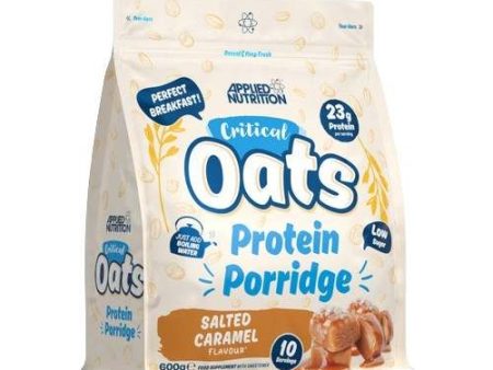 Applied Nutrition Critical Oats Protein Porridge, Salted Caramel - 600 grams For Sale