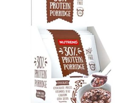 Nutrend 30% Protein Porridge, Chocolate - 5 x 50g Online