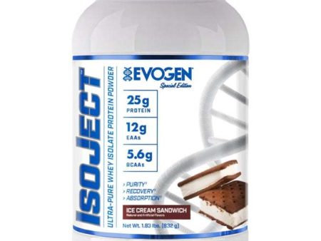 Evogen IsoJect, Ice Cream Sandwich - 832 grams Discount