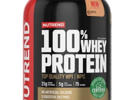 Nutrend 100% Whey Protein, Ice Coffee - 2250 grams Online Sale