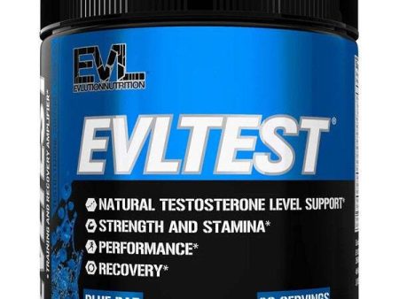 EVLution Nutrition EVL Test, Blue Raz - 210 grams For Sale