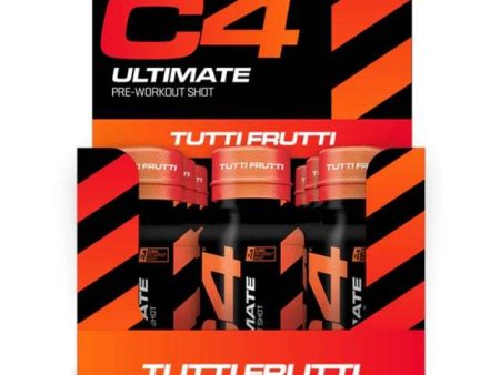 Cellucor C4 Ultimate Pre-Workout Shot, Tutti Frutti - 12 x 60 ml Hot on Sale