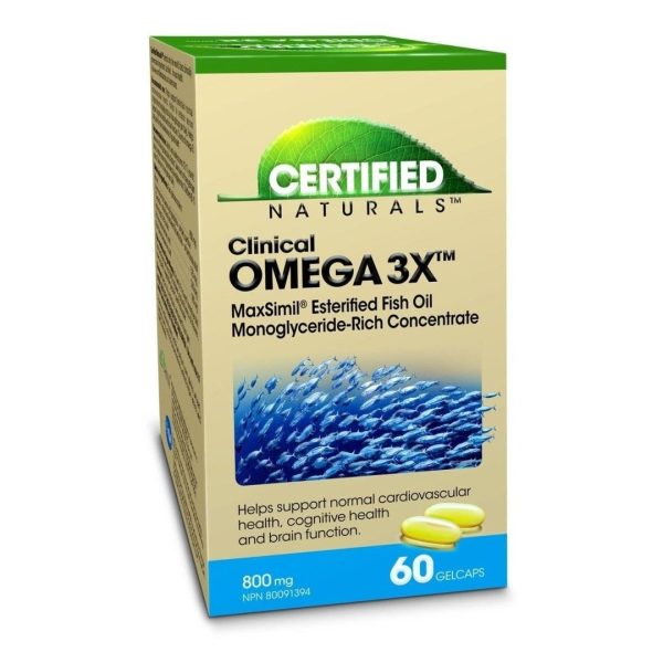 Clinical Omega3X Fish Oil Softgels Online