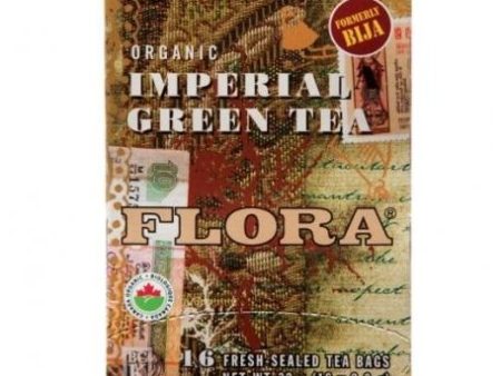 Flora - imperial green tea org 16 bags on Sale