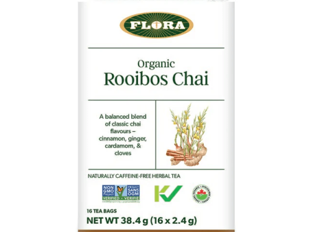 Flora - rooibos chai org herbal 16 tea bags Hot on Sale