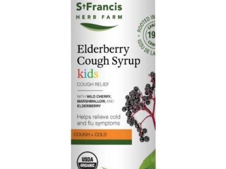 St-francis - elderberry cough syrup for  kids - 120 ml Online now