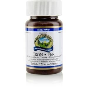 Nature s sunshine - iron with vitamin c - 120 tabs Online