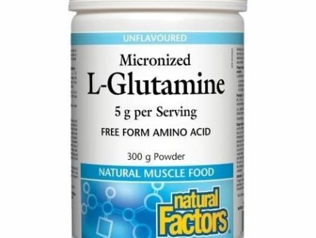 Natural factors - l-glutamine micronisée 5 g - 300g Online now