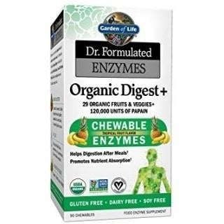 Garden of life - dr. formulated chewable enzymes: organic digest - 90 chewable tabs Online Hot Sale