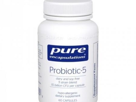 Pure encaps - probiotic-5 (dairy and soy-free) -  60 caps For Cheap