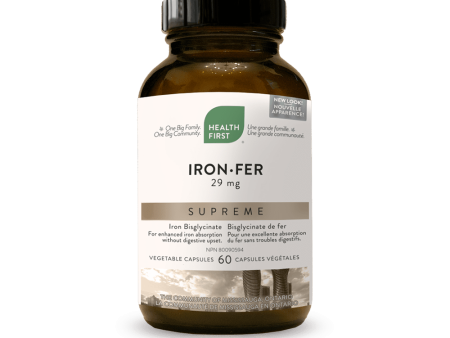 Health first - iron supreme 29 mg - 60 vcaps For Cheap