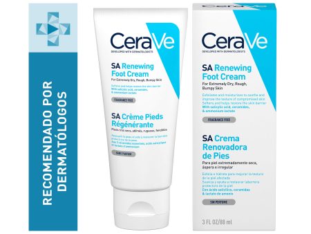 CERAVE SA CREMA HIDRANTE PARA PIES SECOS 88ML For Sale