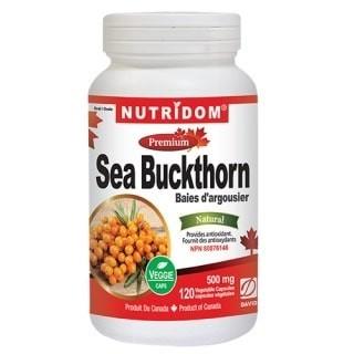 Sea Buckthorn 500 mg Nutridom | 120 vegetarian capsules Fashion