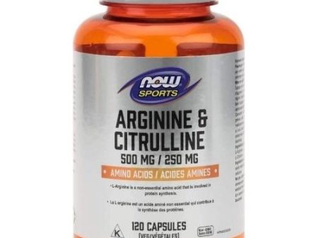 Now - arginine & citrulline 120cap For Discount