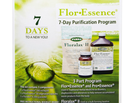 Flora - flor-essence 7-day purification program 3 bottles on Sale