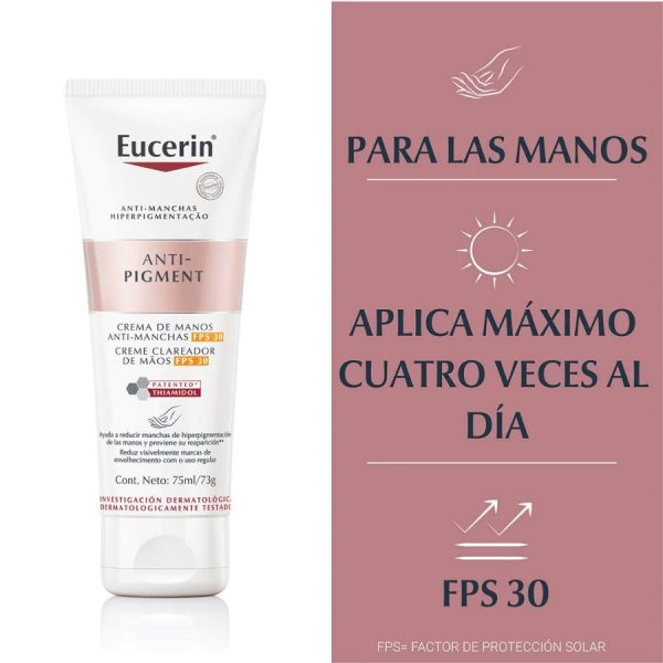 EUCERIN ANTI-PIGMENT CREMA DE MANOS 75ML For Cheap