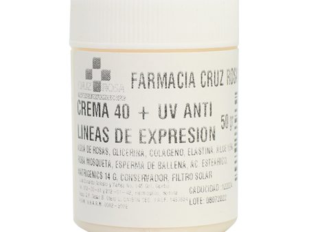 40+ CREMA + UV ANTI LÍNEAS DE EXPRESIÓN 50GR DÍA Fashion