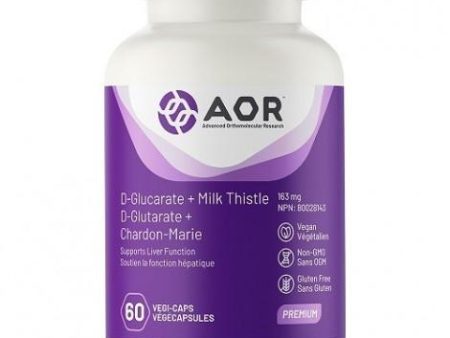 Aor - d-glucarate + milk thistle 60 caps Supply