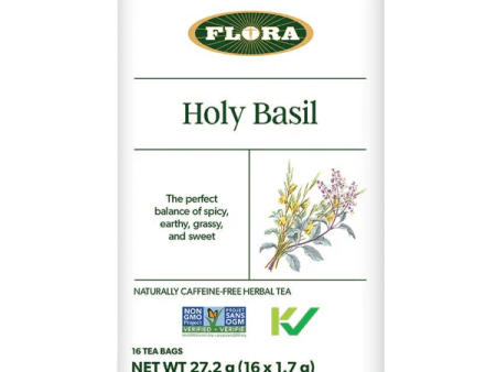 Flora - holy basil herbal tea 16 bags Online now