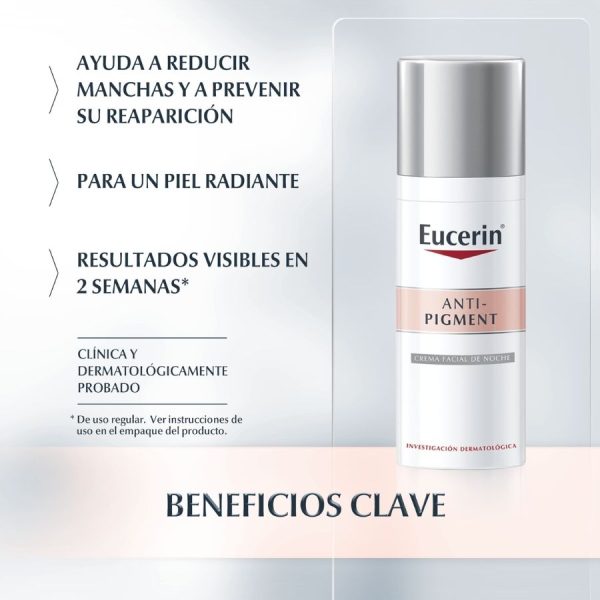 EUCERIN ANTI-PIGMENT CREMA NOCHE 49GR For Sale