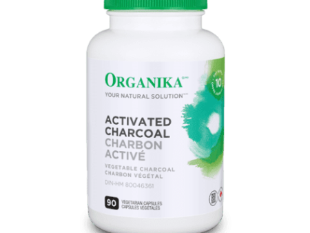 Organika - activated charcoal - 90 vcaps Supply