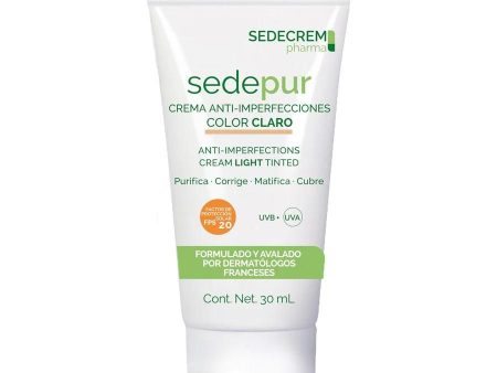 SEDEPUR CREMA MATIFICANTE COLOR CLARO SFP20 30ML Supply