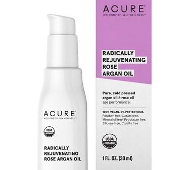 Acure - radically rejuvenating rose argan oil 30 ml For Sale