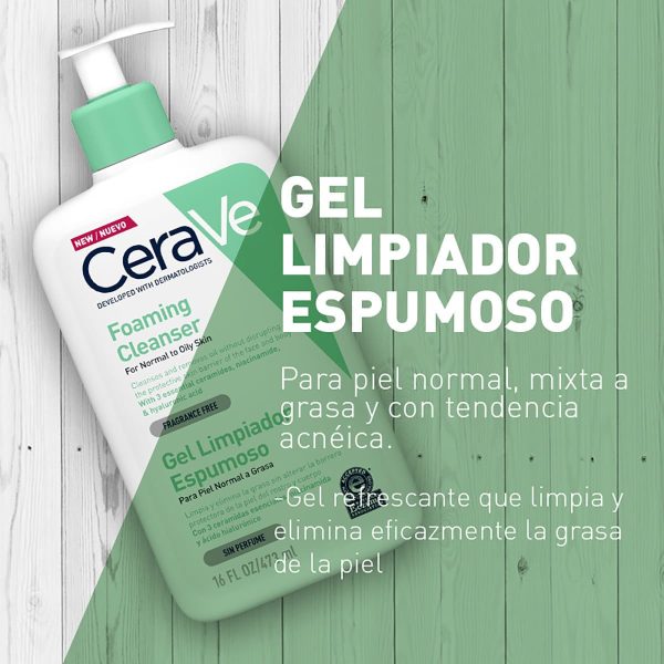 CERAVE GEL ESPUMOSO 473ML Online Sale