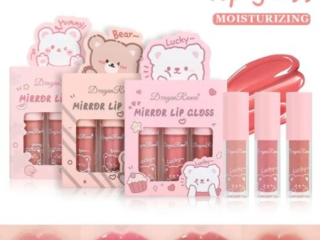 3Pc Mirror Lip Glaze Water Light Lip For Sale