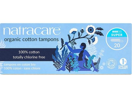 Natracare - organic cotton tampons super - 20 ct Online now