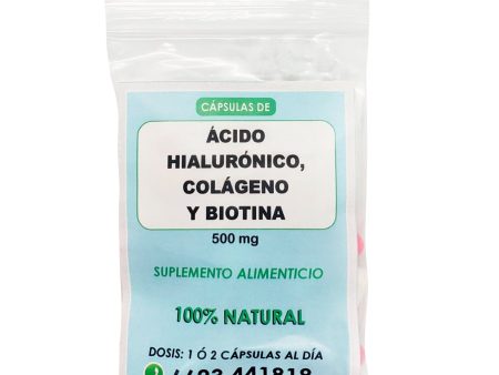 CÁPSULAS DE ÁCIDO HIALURÓNICO, COLÁGENO Y BIOTINA Supply