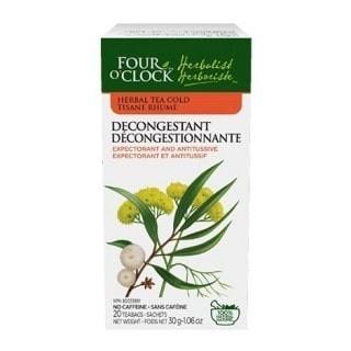 Four o clock - decongestant herbal tea 20 bags on Sale