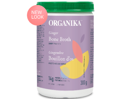 Organika - beef bone broth protein powder with ginger - 300 g Online