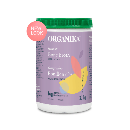 Organika - beef bone broth protein powder with ginger - 300 g Online