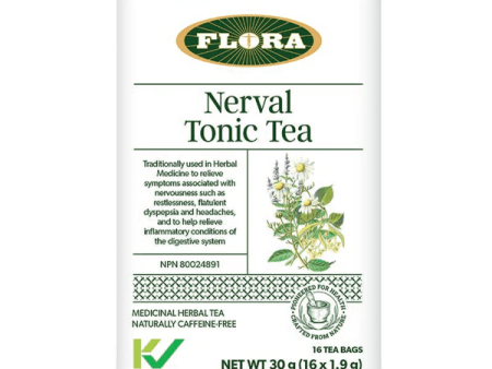 Flora - nerval tonic tea 16 bags Online now